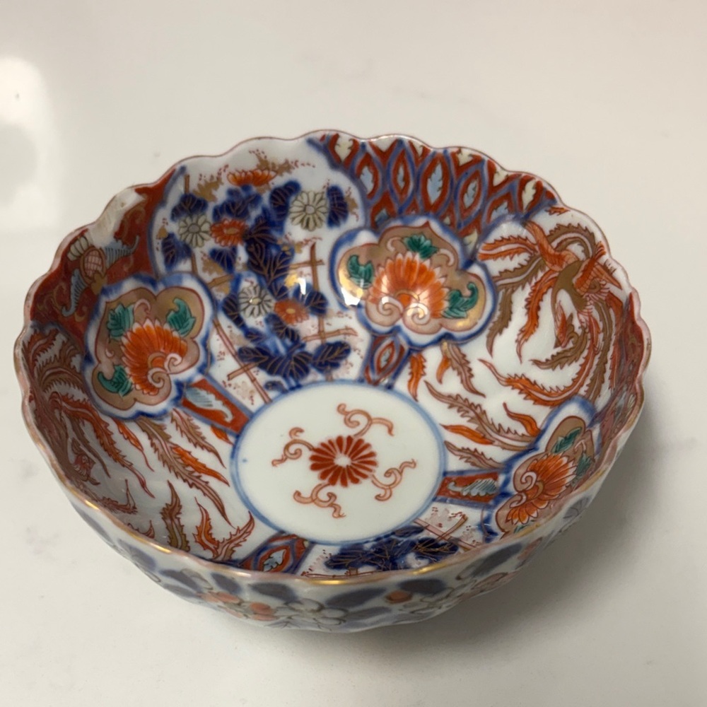 Colorful Floral Ceramic Bowl - Picture 5 of 5
